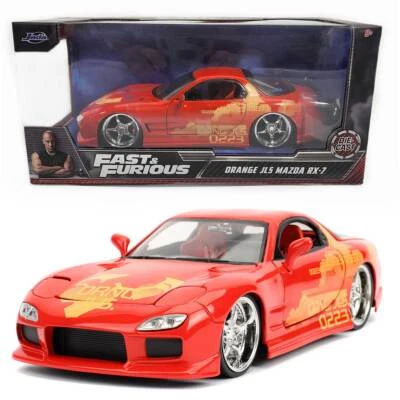 Jada Fast & Furious: Orange Julius's Mazda RX-7 1/24 Scale - Image 1 of 4