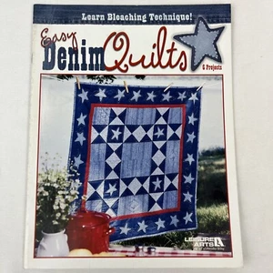 Edredones de mezclilla fáciles Leisure Arts #3800, 6 proyectos - Imagen 1 de 7