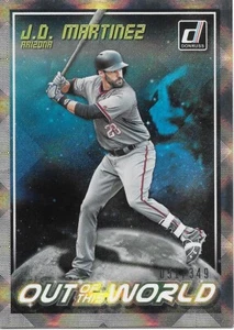 2018 Donruss Baseball J.D. MARTINEZ SILBER 051/349 - ARIZONA DIAMONDBACKS - #OW8 - Bild 1 von 1