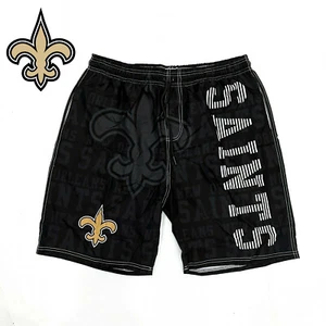 New Orleans Saints NFL Football Mens Sportwear Quick Dry Board Short with Lining - Picture 1 of 2