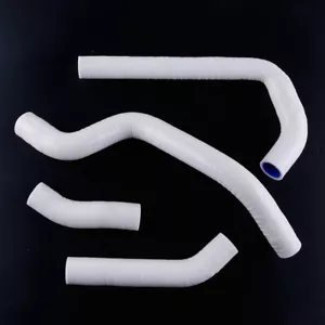 For 2008-2012 11 KTM 450 525 XC 450XC 525X White Silicone Radiator Coolant Hose - Foto 1 di 9