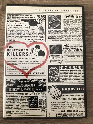 The Honeymoon Killers DVD 1969 - Region 1 - Criterion Collection -Shirley Stoler - Image 1 of 4