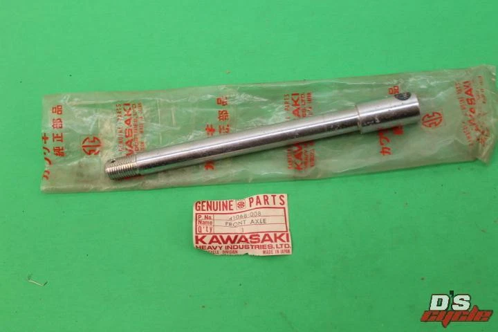 NOS KAWASAKI F2 F2TR F3 Bushwhacker 1968-70 PIEZA EJE DELANTERO # 41068-008 Foto 1 de 4