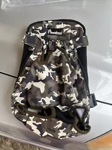 Mochila porta mascotas Pawaboo camuflaje ajustable para mascotas perros talla L - Imagen 1 de 5