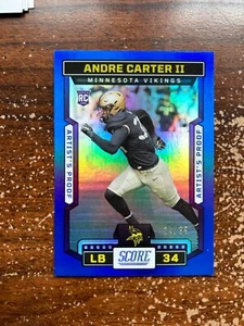 Andre Carter II RC, Artist's Proof /25 #375 - 2023 Panini Score - Picture 1 of 1