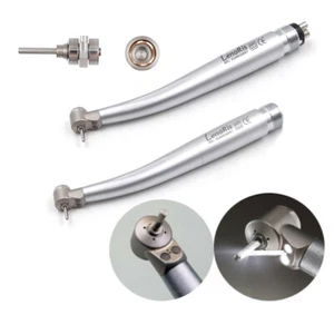 Dental High Speed Handpiece Mini LED Fiber Optic Small Head Air Turbine 2/4 Hole - Picture 1 of 8