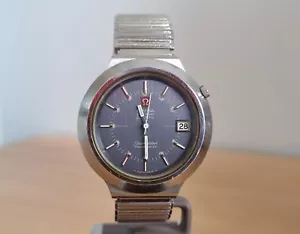 Vintage SS Omega Seamaster f300Hz Cone Swiss 12 j Tuning Fork watch cal 1250 - Picture 1 of 10