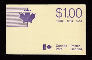1972-6 #BK75 $1.00 CARICATURE ISSUE BOOKLET F-VFNH - Bild 1 von 3