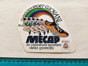 ADESIVO MECAP GIOCHI SPORT GIOVANI VINTAGE ANNI 80 OLD STICKER AUTOCOLLANT - Foto 1 di 1