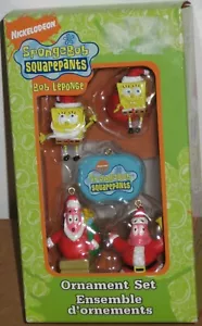 Nuovo set di mini decorazioni natalizie Nickelodeon Spongebob Squarepants & Patrick - Foto 1 di 3