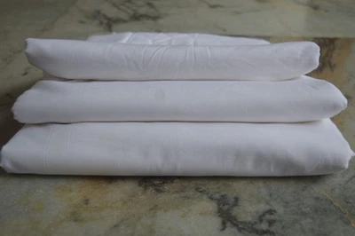 White Solid Plain 100%Cotton Fabric 5 Yard NO TARRIF CHARGES 100%✅ ZK_79 - Image 1 of 4