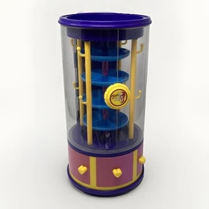 Vintage DAYNIN 2COOL FASHION Girls Kids JEWELRY Revolving Carousel Display Case - Picture 1 of 6