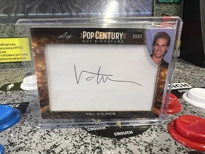 2020 Leaf Pop Century Cut Signatures Val Kilmer Autograph Auto NM-MT - Image 1 of 4