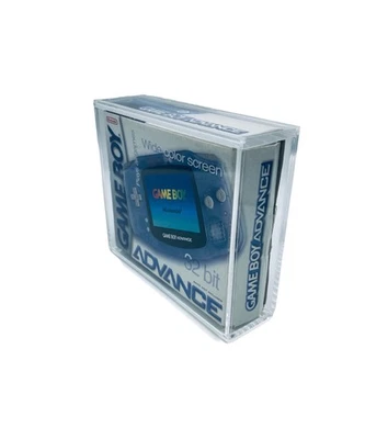 UV RESISTANT Nintendo GAME BOY Advance Console Box Acrylic Case Magnetic Lock - Image 1 of 4