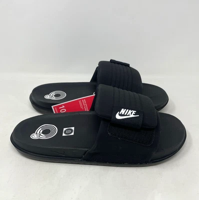 Nike Offcourt Adjust Slide Black White Slip On Sandals DQ9624 001 Mens Size 10 - Image 1 of 4
