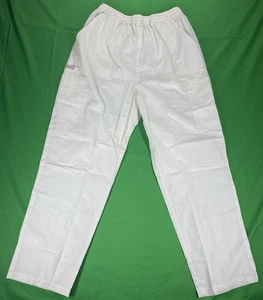 2X White Scrub Pants - Picture 1 of 8