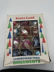 🎄Santa Land Hand-Blown Glass Ornaments Made In Poland set of 12🎄 - Picture 1 of 9