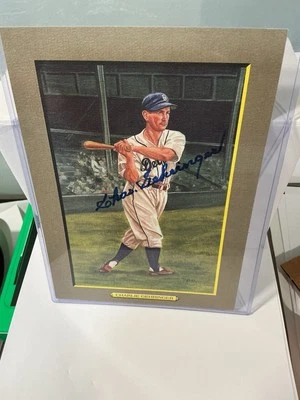 1988 Perez-Steele Greatest Moments Charlie Gehringer On-Card Auto /5,000 - Image 1 of 2