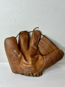 ⏺️ VTG 1940’s Wilson Harry Brecheen Ball Hawk A2192 3-Finger LH Pro Model Glove - Picture 1 of 10