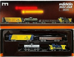 Marklin 8686 Z Alaska Railroad Freight Car Set LN/Box - Picture 1 of 2