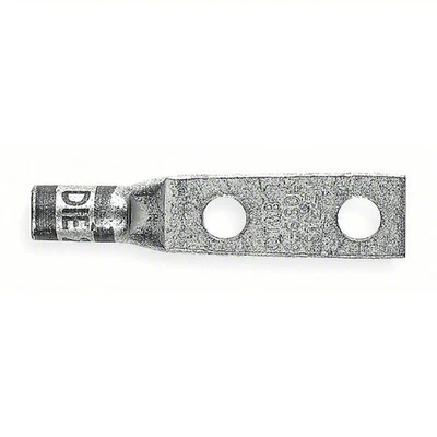 Thomas & Betts 54855BE 2 Hole Copper Lug #2 AWG 1/4in Hole Color-Keyed UL 10PK - Image 1 of 4