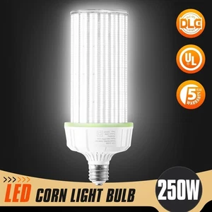 250 Watt LED Corn Cob Bulb Light (Replace 1000W HPS/MH) Warehouse Gym Lamp 5000K - Picture 1 of 10