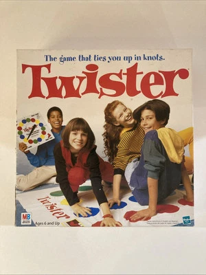 Vintage 1998 TWISTER ACTION Game Milton Bradley HASBRO Complete! Great Fun!! - Image 1 of 4
