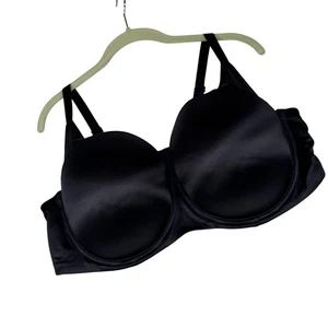 Sujetador Balconette Push Up Negro Torrid Curve 42DDD Sensación Satinada Cobertura Completa - Imagen 1 de 10