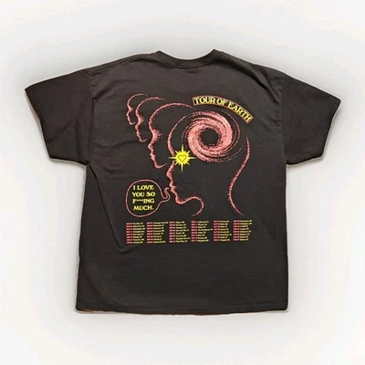 Glass Animals Graphic T Shirt Men's Size XL Brown Short Sleeve Bravado Band Tee - Image 1 of 4