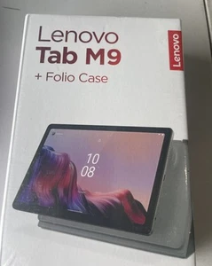 Lenovo Tab M9 TB310FU 32GB, Wi-Fi, 9" - Arctic Gray with Folio Case & Film - Picture 1 of 16
