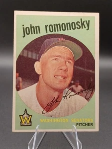 1959 Topps Set-Break #267 John Romonosky - Picture 1 of 2