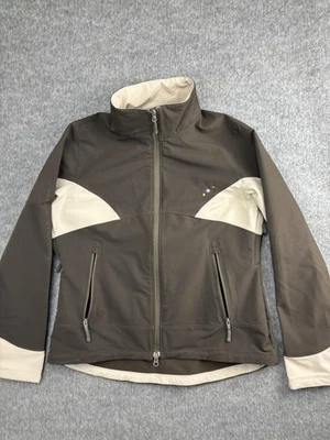 Ibex Jacket Womens Large Brown Beige ClimaWool Softshell Full Zip Outdoor Hiking - Image 1 of 4