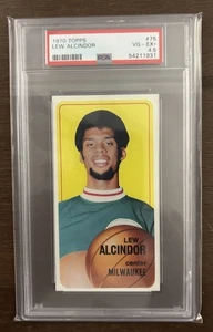 Topps #75 Lew Alcindor 1970 PSA 4,5 en muy buen estado-excelente+ - Imagen 1 de 2