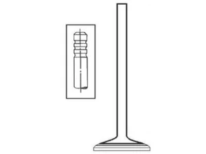 Intake Valve 78DZQF88 for Audi 5000 1979 1980 1981 1982 - Picture 1 of 1