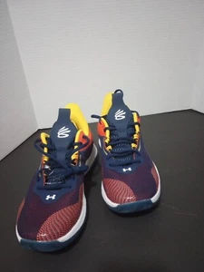 Under Armour CURRY HOVR Splash Mens Sz 9 3024719 Midnight Taxi Basketball Shoes - Picture 1 of 6