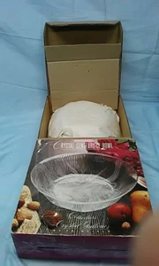 NIB Collector's Crystal Galleries by Fairfield Crystal Centerpiece Bowl - Picture 1 of 4