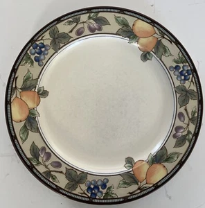 Mikasa Garden Harvest Intaglio Dinner Plates 11" CAC29 Orange Set of 4 Very Nice - Picture 1 of 3
