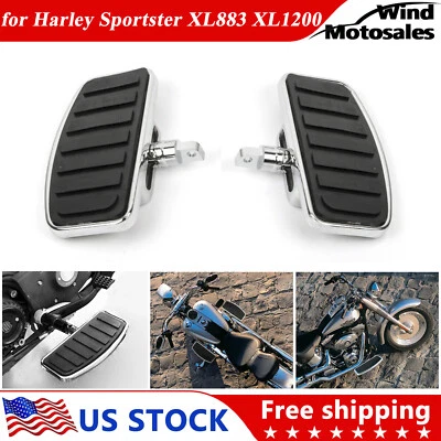 Adjustable Floorboards Footrest Foot Peg Pedal Pad For Harley Sportster 883 1200 - Image 1 of 4
