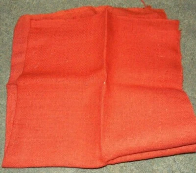 Burlap Fabric Red 1 Yard 38 Wide - Image 1 of 2
