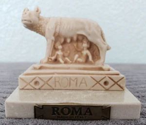 Capitoline She Wolf Romulus Roma Statue Replica Medievel Gothic Roman 3" H - Picture 1 of 11