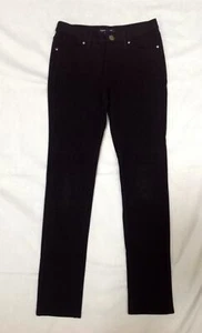 girl Gap Kids black pointe skinny dressy dress cotton stretch jeans cut PANTS 8 - Picture 1 of 5