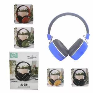 Auricular Wireless sin Cables Bluetooth 5.0 Edr Estéreo Radio Fm SD AL019 SC0 - Imagen 1 de 1