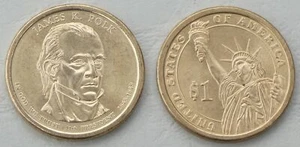 USA Präsidentendollar 2009 James K. Polk P unz. - Bild 1 von 1