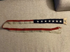 Bandera de la Segunda Guerra Mundial de la Marina de los Estados Unidos - No. 6 - Estrellas pintadas saladas usadas - Imagen 1 de 18