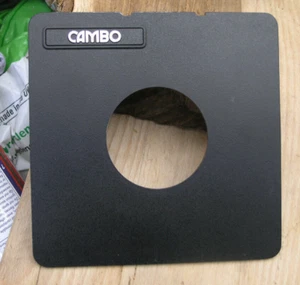 genuine metal Cambo SC Monorail  lens board for  copal 3  65mm hole 5x4 10x8 - Picture 1 of 2