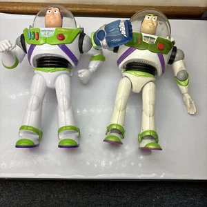 2x Buzz Lightyear 12" Action Figure Disney Power Punch 640697 & 2012 Y1217 - Picture 1 of 17