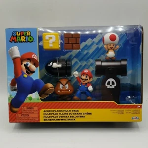 World of Nintendo Super Mario Acorns Plains Diorama Gift Set Brand Sealed SM01 - Picture 1 of 12