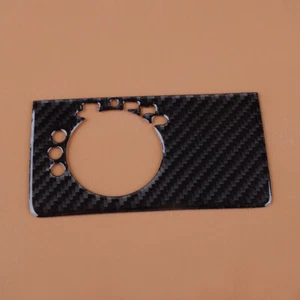 1x Black Carbon Fiber Headlight Switch Panel Cover Fit for Benz ML Class 06-2011 - Picture 1 of 5