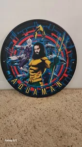 Brand New Aquaman Round Tin Sign! - Picture 1 of 2