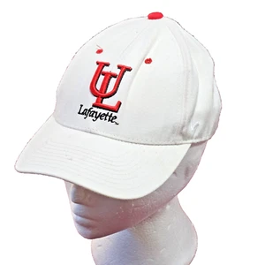 UL Lafayette White Zephyr The Hat Baseball Style Cap Fitted 7 1/8 - Picture 1 of 10